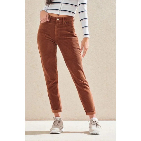 Pacsun Corduroy Mom Jeans Spice Size 27 - Picture 2 of 11